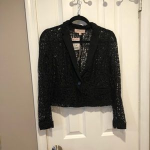 NWT lace blazer, petite M